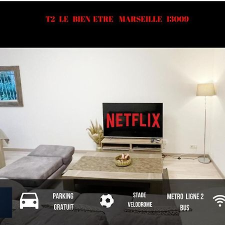 T2 Le Bien Etre Marseille 9Eme-Wifi-Netflix-Metro-Parking-Plage Buitenkant foto