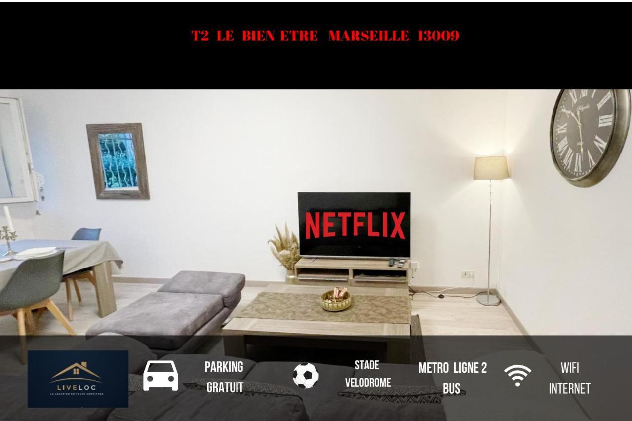 T2 Le Bien Etre Marseille 9Eme-Wifi-Netflix-Metro-Parking-Plage Buitenkant foto